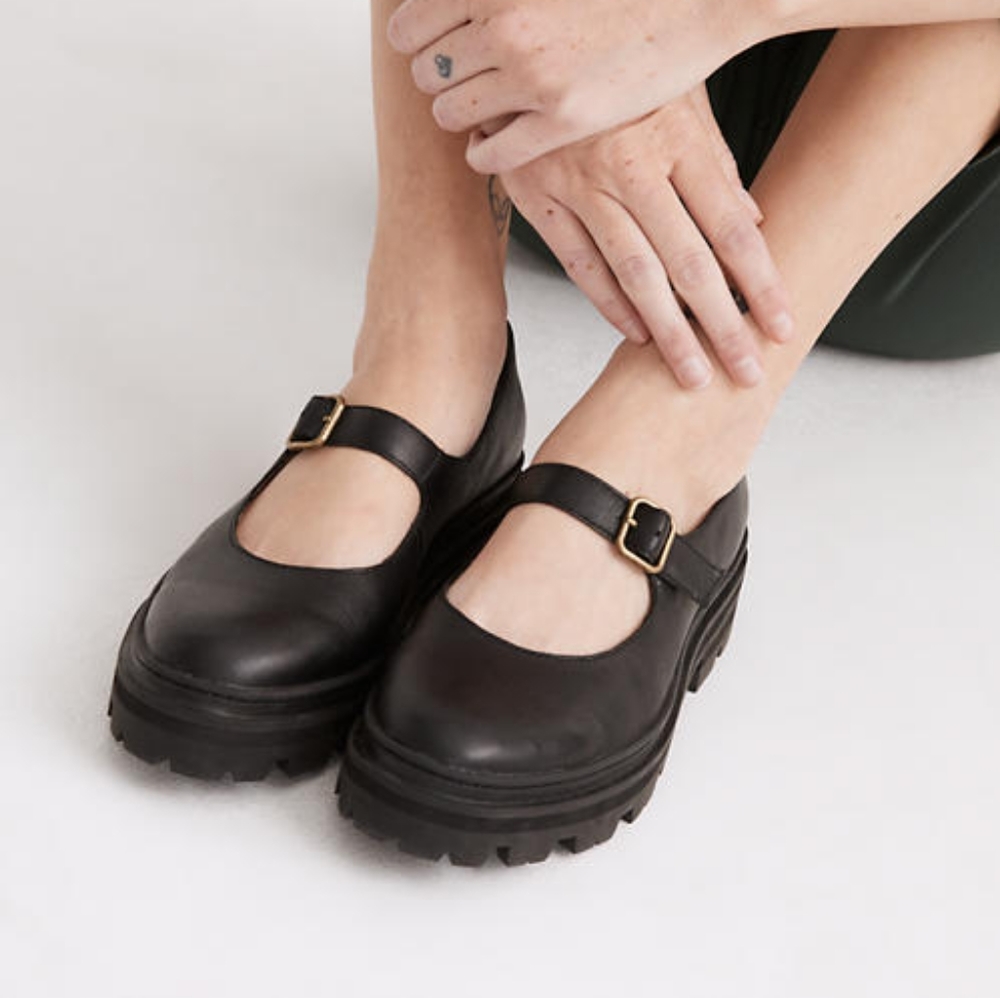 Madewell Freya Lug Sole Maryjane Sz. 9 - Picture 1 of 10